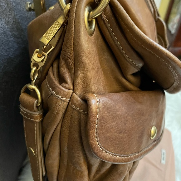 MIU MIU Metalese  Nappa two way bag. 💯 authentic - Picture 8 of 11